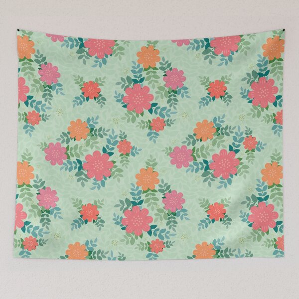 Item preview, Gelati Flower Bouquets on Soft Minty Leaves designed and sold by PaisleyMcNoodle.