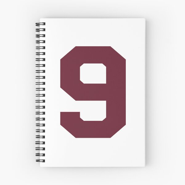 Item preview, Number 9, Maroon nine, Sports number 9 designed and sold by TheCultStuff.