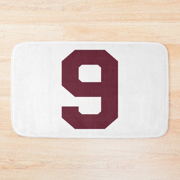 Item preview, Number 9, Maroon nine, Sports number 9 designed and sold by TheCultStuff.