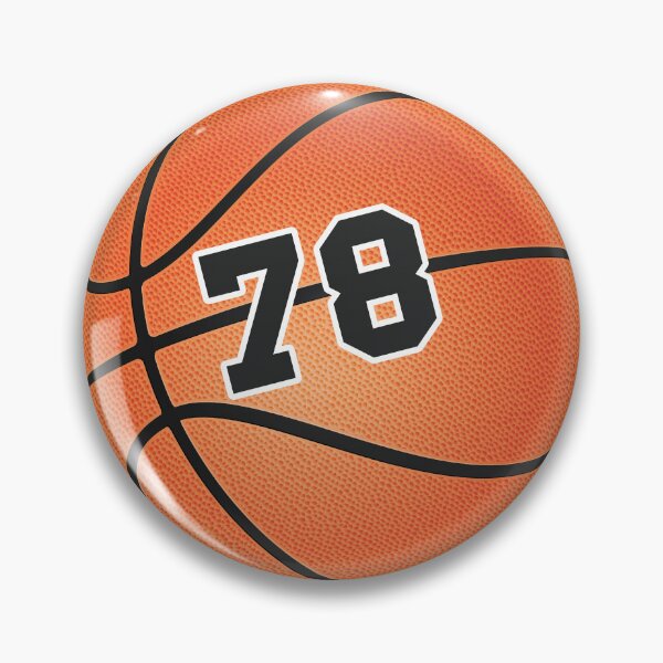 Item preview, Basketball ball number 78, seventy eight designed and sold by TheCultStuff.