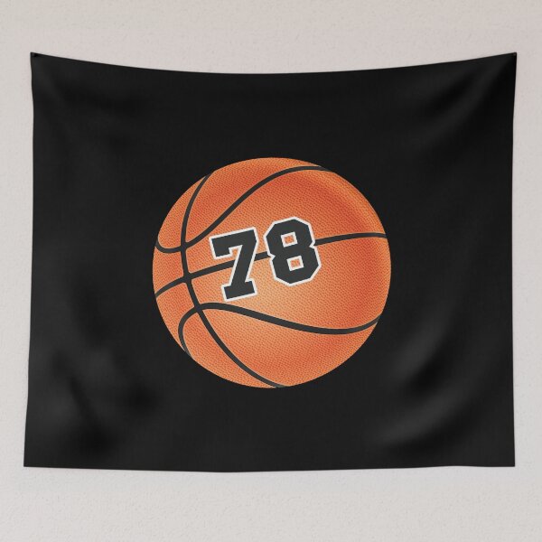 Item preview, Basketball ball number 78, seventy eight designed and sold by TheCultStuff.