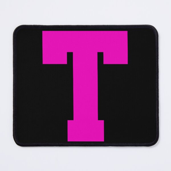 Item preview, Alphabet, Pink T, Sports letter T designed and sold by TheCultStuff.