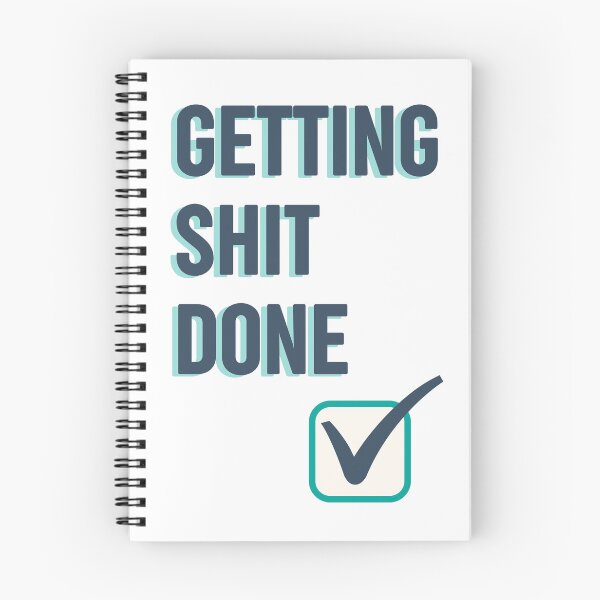Item preview, Getting shit done funny quote designed and sold by oyptjewellery.