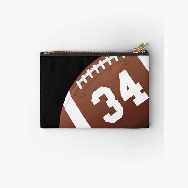 Item preview, American football ball number 34, thirty four designed and sold by TheCultStuff.