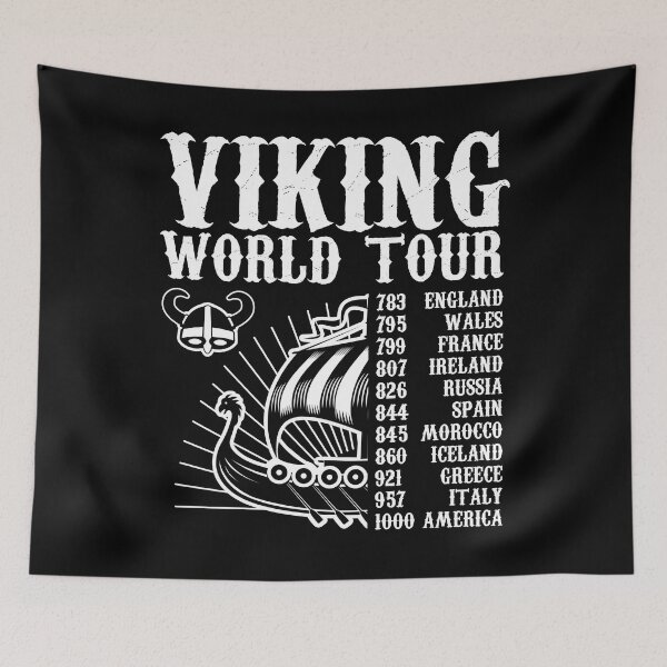 Item preview, viking world tour viking ship Design designed and sold by XASTY.