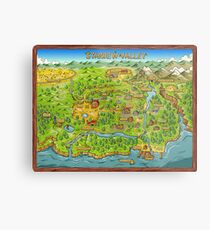 Stardew Valley Karte Metallbild