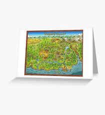 Stardew Valley Map Greeting Card