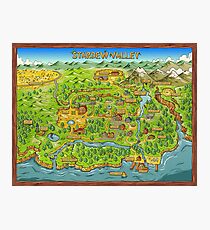 Stardew Valley Karte Fotodruck