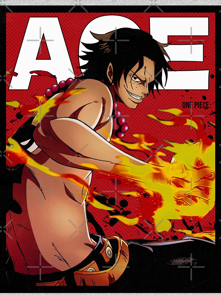 5 Panels MANGA ANIME Fire Fist Ace Poster Canvas PRINT Gift 