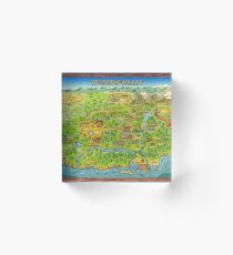 Stardew Valley Karte Acrylblock