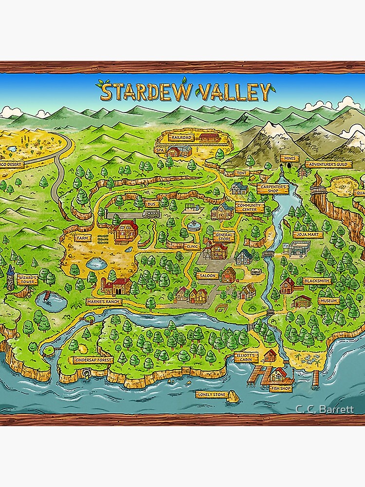 Stardew Valley Map by ccb9951
