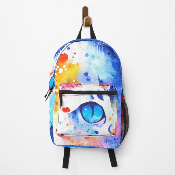 Item preview, colorful cat water color art designed and sold by keyd-studio.