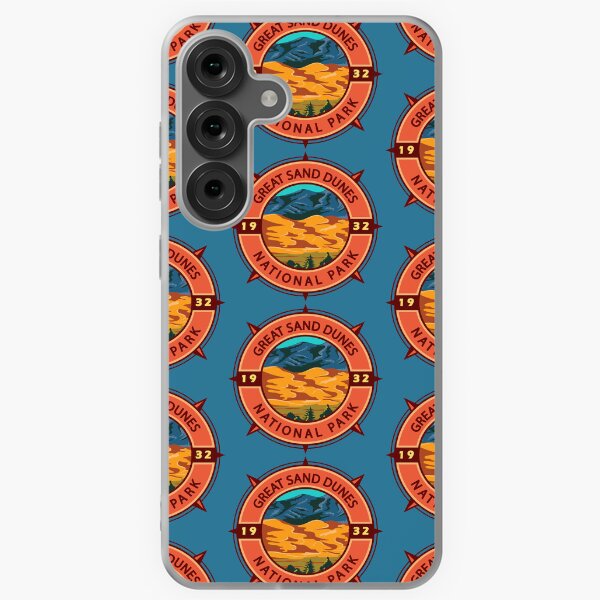 Item preview, Great Sand Dunes National Park Retro Compass Emblem designed and sold by KrisSidDesigns.
