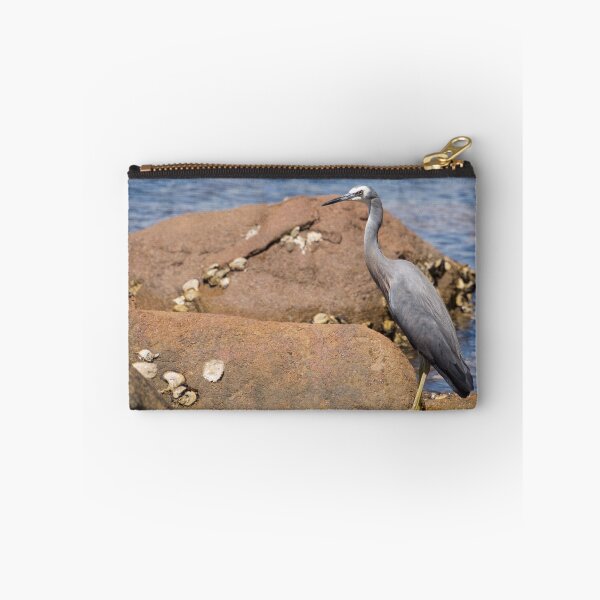 Item preview, heron at the beach designed and sold by Anne Scantlebury.