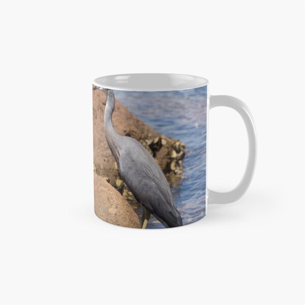 Item preview, heron at the beach designed and sold by Anne Scantlebury.