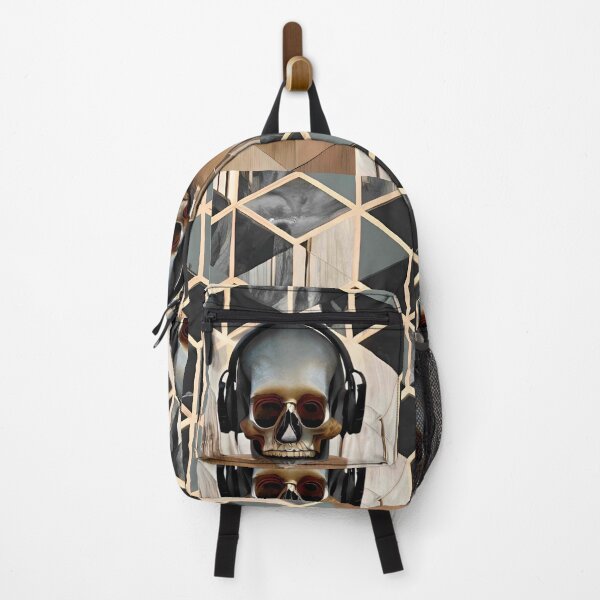 Item preview, Skull with headphones designed and sold by Gus Wolvius.