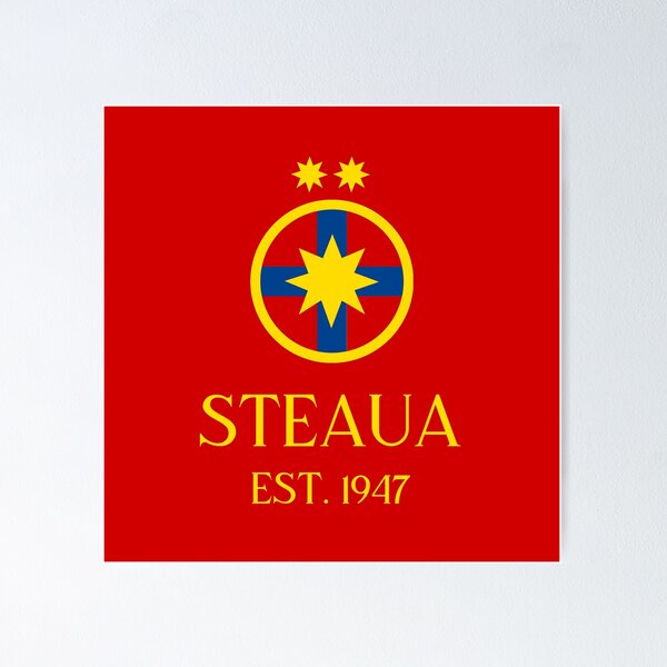 Romania Steaua Bucuresti Football Pin Enamel Red Star Army Club