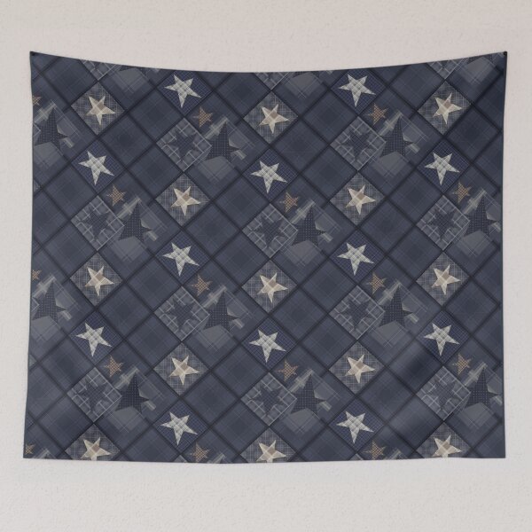Item preview, Gray blue patchwork designed and sold by fuzzyfox.