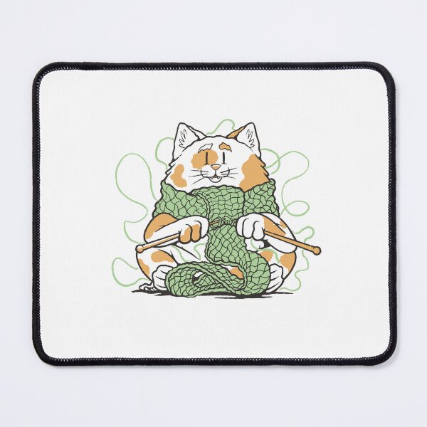 Item preview, knitting cat designed and sold by DerSenat.