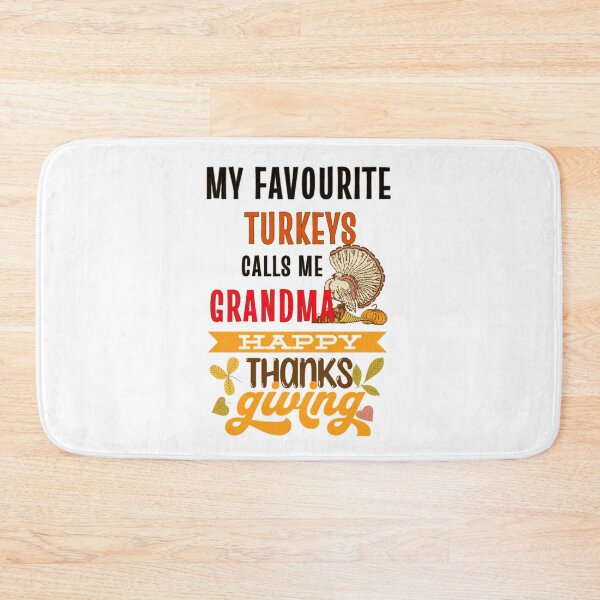 Item preview, My Favorite Turkeys Calls Me Grandma Family Thanksgiving | Funny Happy Hallo Thanksmas Grandma Greetings | gifts for thanksgiving lovers designed and sold by ThanksVibe.
