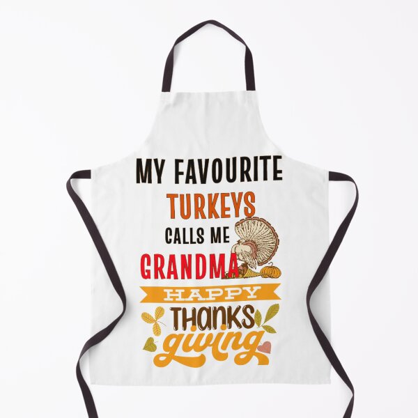 Item preview, My Favorite Turkeys Calls Me Grandma Family Thanksgiving | Funny Happy Hallo Thanksmas Grandma Greetings | gifts for thanksgiving lovers designed and sold by ThanksVibe.