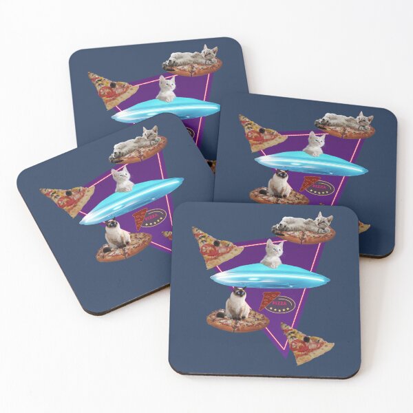 Item preview, Ufo, Cats And Pizza. designed and sold by luisalfonso1989.
