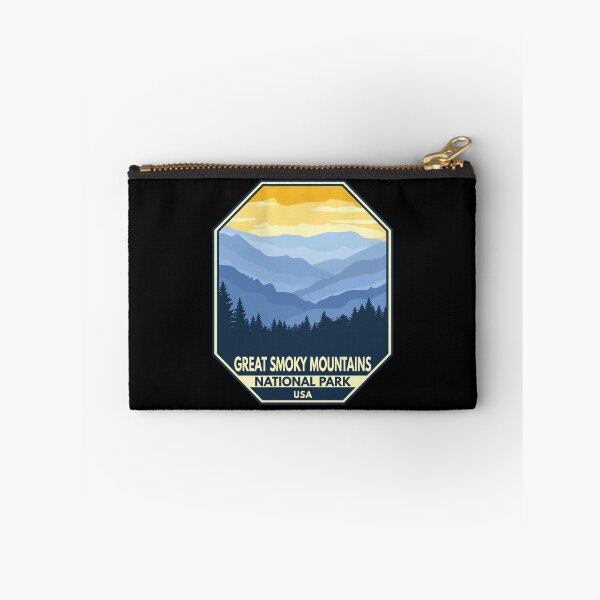 Item preview, Great Smoky Mountains National Park Minimal Retro Emblem designed and sold by KrisSidDesigns.