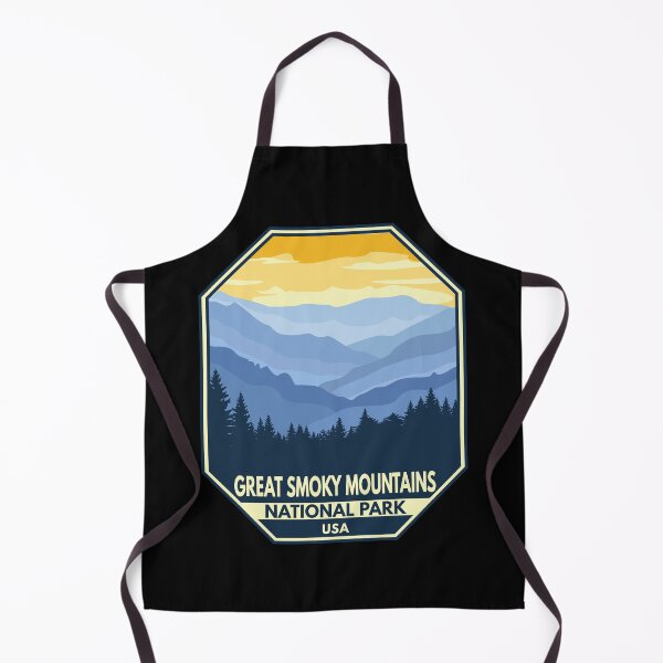 Item preview, Great Smoky Mountains National Park Minimal Retro Emblem designed and sold by KrisSidDesigns.