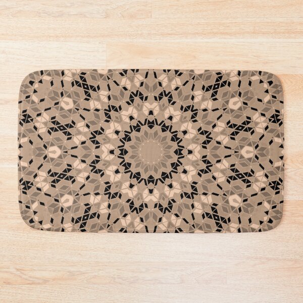 Item preview, Black beige pattern  designed and sold by fuzzyfox.