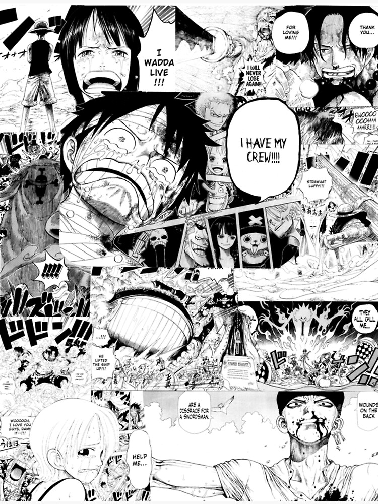 one piece manga panel !! <3  One piece manga, Manga anime one