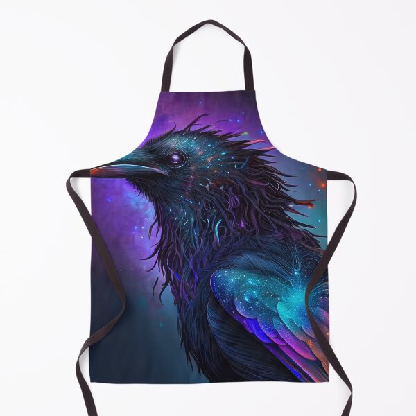 Item preview, Intergalactic Colorful Crow T-shirt designed and sold by thisisallahoax.