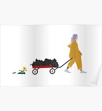 Billie Eilish Bellyache Poster