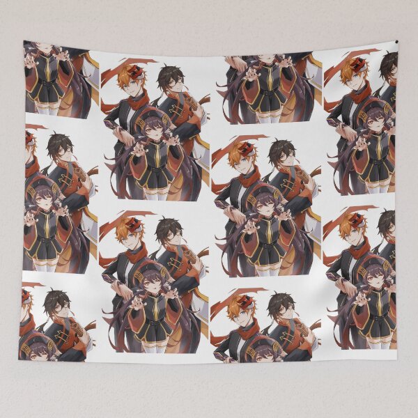 Item preview, Genshin Impact Thoma Hilichurl Hydro Slime Arataki Itto anime designed and sold by ABZDesigner.
