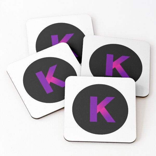 Item preview, Kadena KDA Crypto Altcoin - Clean Logo with Black Circle designed and sold by CryptoMoods.