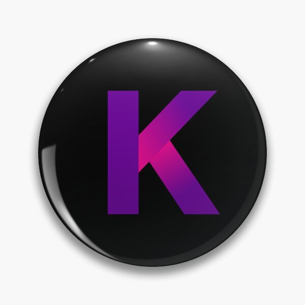 Item preview, Kadena KDA Crypto Altcoin - Clean Logo with Black Circle designed and sold by CryptoMoods.