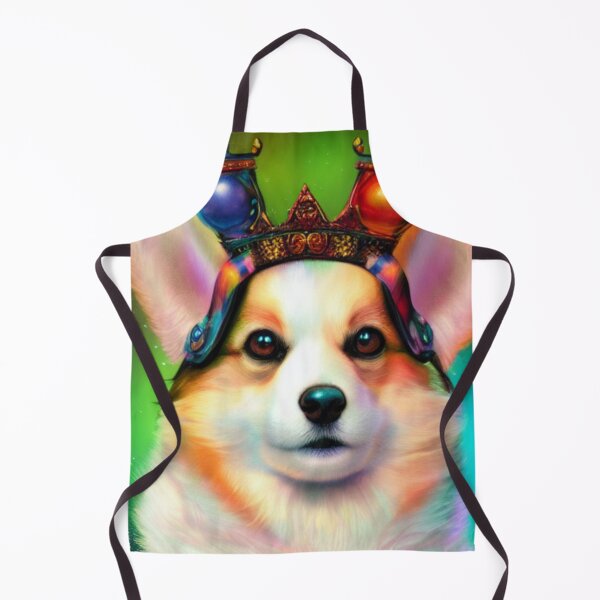 Item preview, The Cosmic Corgi Queen designed and sold by ZenEverAI.