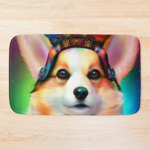 Item preview, The Cosmic Corgi Queen designed and sold by ZenEverAI.