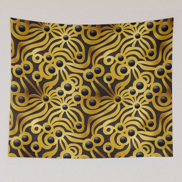 Item preview, Abstract gold pattern  designed and sold by Lenkooo.