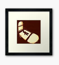 Shadow Kitty Framed Print