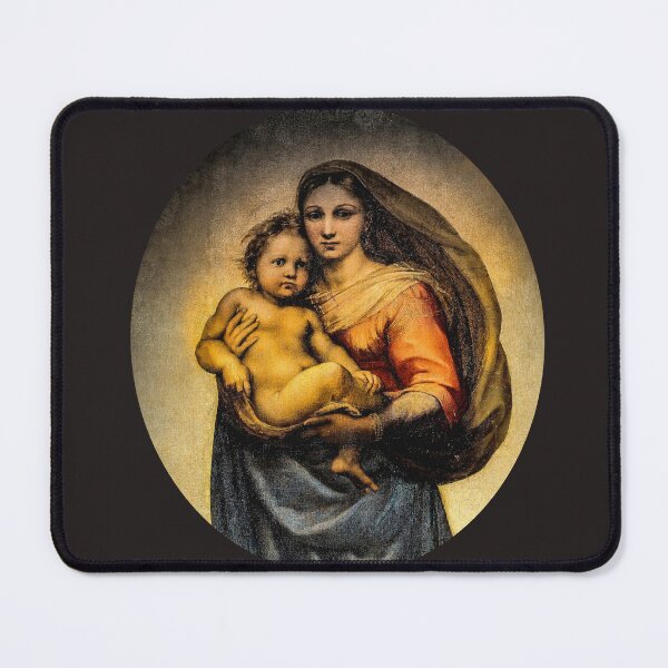 Item preview, Our Lady Raphael abstract design designed and sold by lobodelnoir.