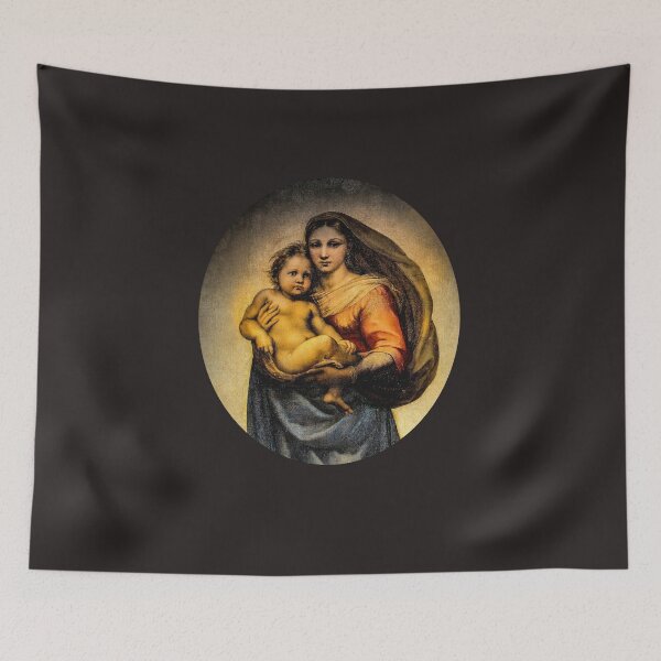 Item preview, Our Lady Raphael abstract design designed and sold by lobodelnoir.