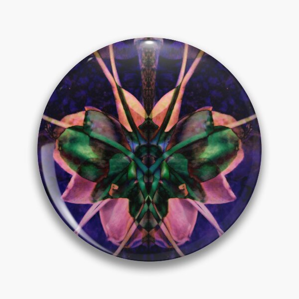 Item preview, Butterfly psychedelic dark flower designed and sold by Tereza Skatera.