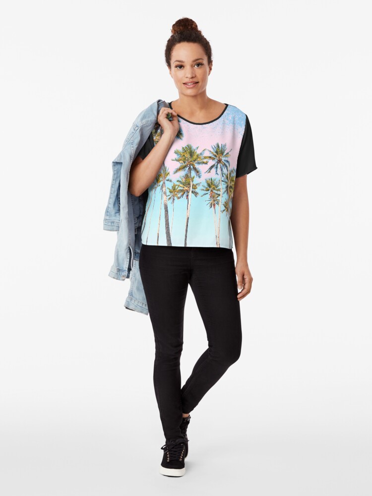 Vista alternativa de Blusa Coconut Palms #redbubble #decor #buyart
