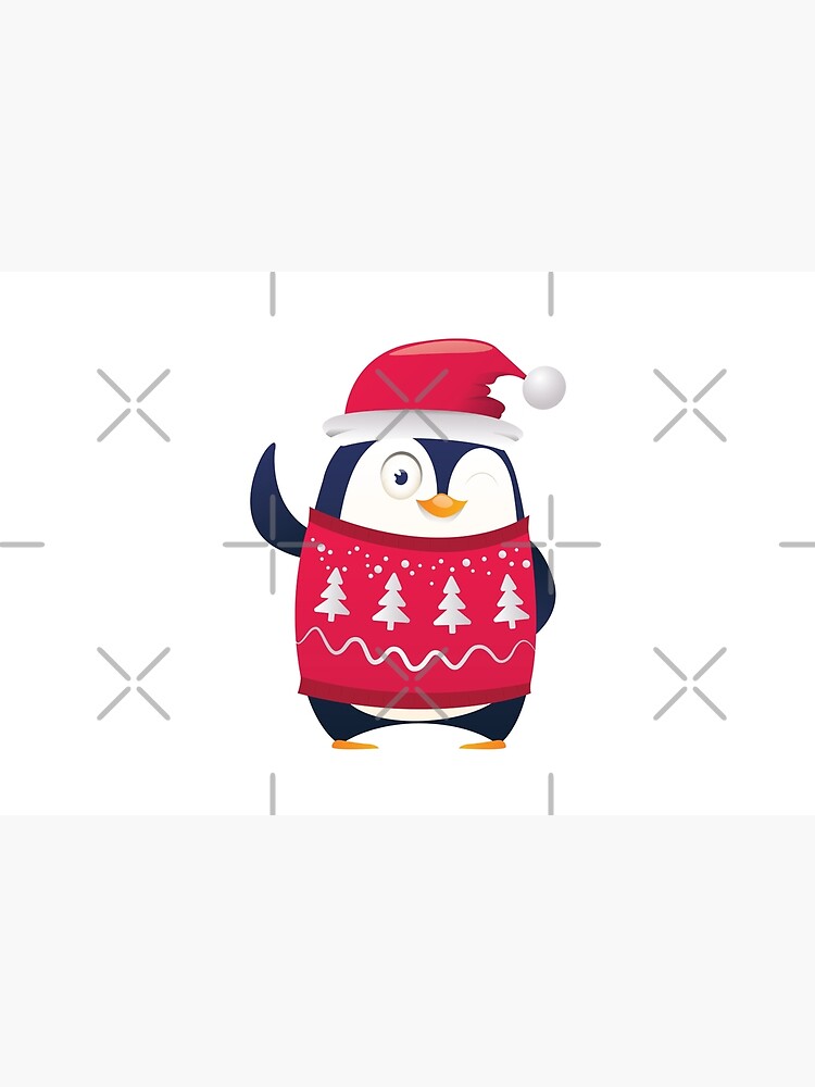 Disover Christmas Penguin , Penguin Christmas , Penguin , Cute Penguin , Cute For Women, Cute Animal Lover , Gift Bath Mat