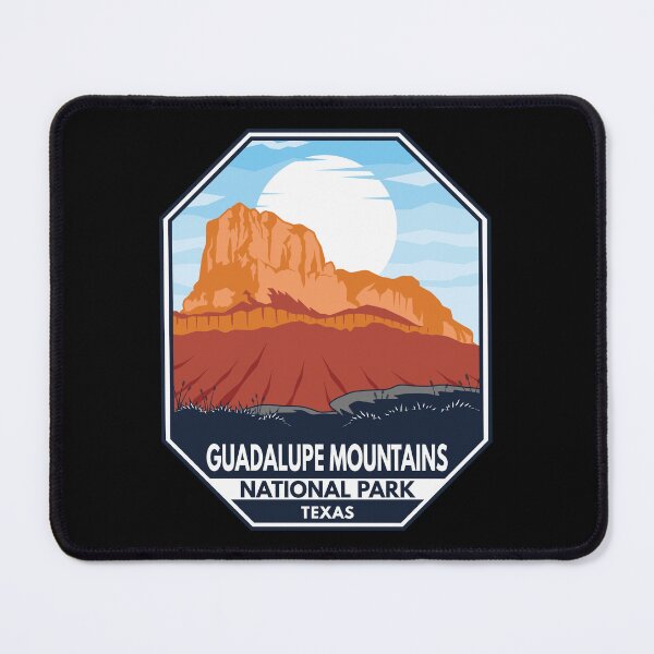 Item preview, Guadalupe Mountains National Park El Capitan Retro Emblem designed and sold by KrisSidDesigns.