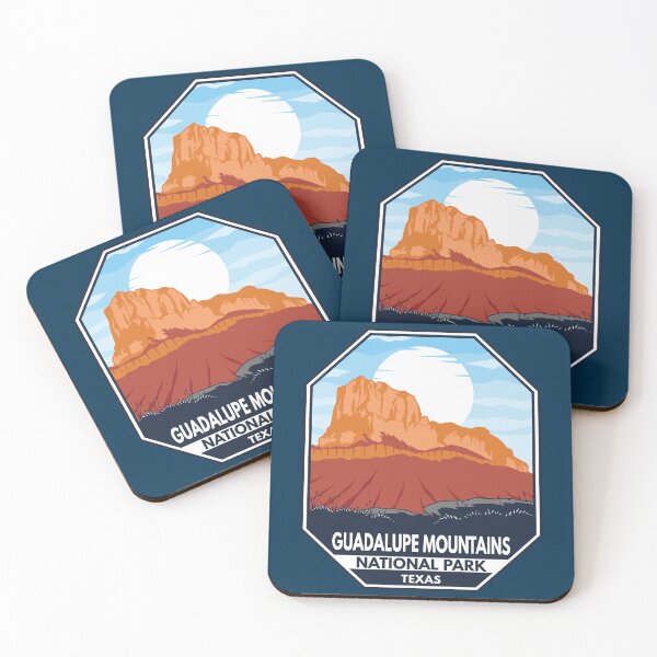 Item preview, Guadalupe Mountains National Park El Capitan Retro Emblem designed and sold by KrisSidDesigns.