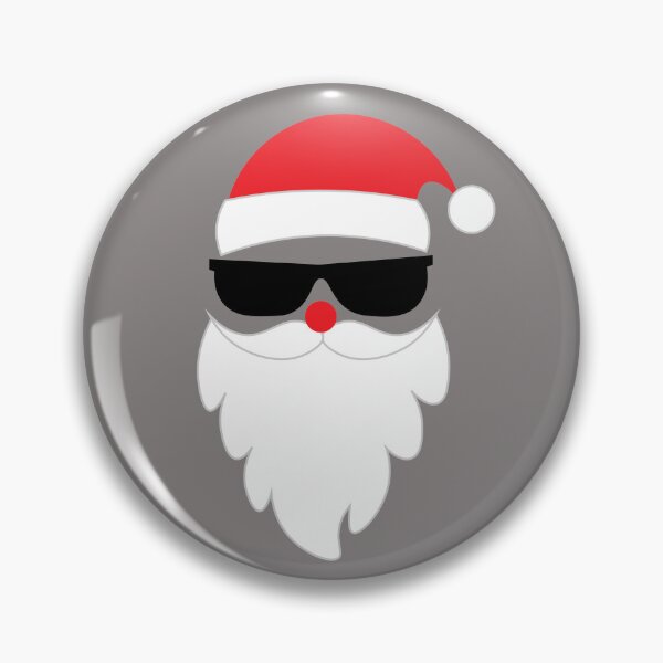 Artikelvorschau, weißer Weihnachtsmann und weißer Bart mit Weihnachtsmütze und Sonnenbrille entworfen und verkauft von TheVIP.