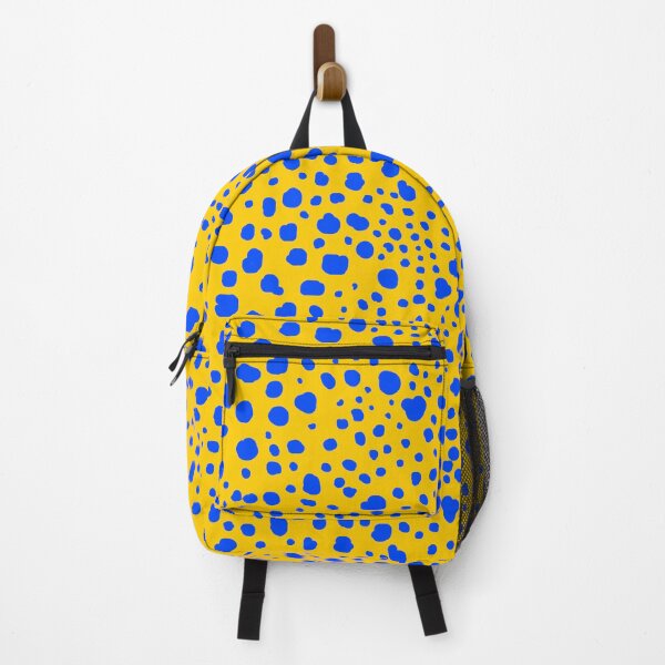 Aperçu de l'œuvre Un fond jaune avec un motif imprimé léopard bleu créée et vendue par detalheseartes.