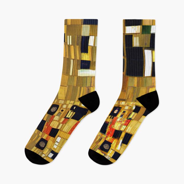 Item preview,  Klimt Gold and Black Pattern designed and sold by maniacfitness.