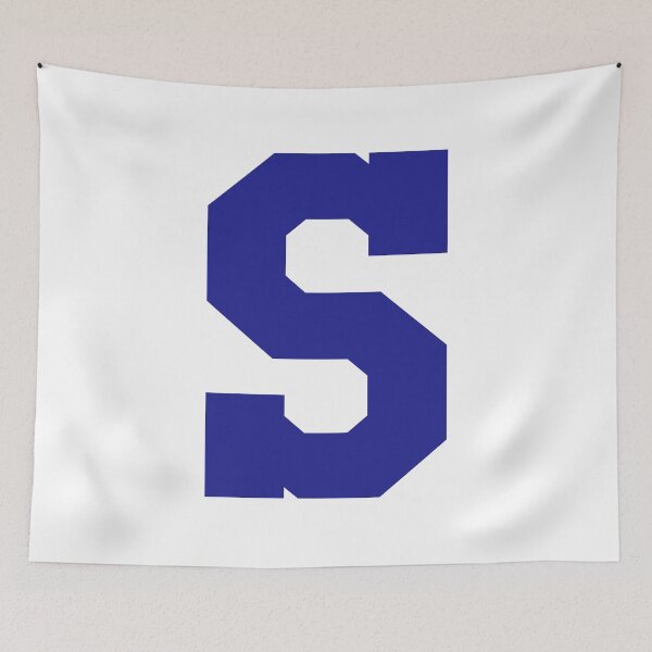 Item preview, Alphabet, Blue S, Sports letter S designed and sold by TheCultStuff.